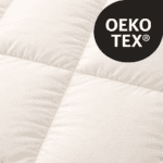 Kołdra puchowa 200x220 z puchu gęsiego, ecru - całoroczna - obrazek 6