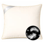 poduszka z pierza kaczego 70x80 ecru