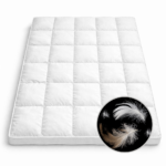 topper na materac z pierza